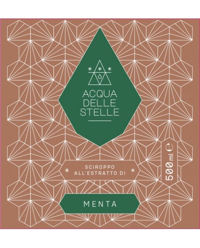 ACQUA DELLE STELLE - Sciroppo all'estratto di Menta - 500ml