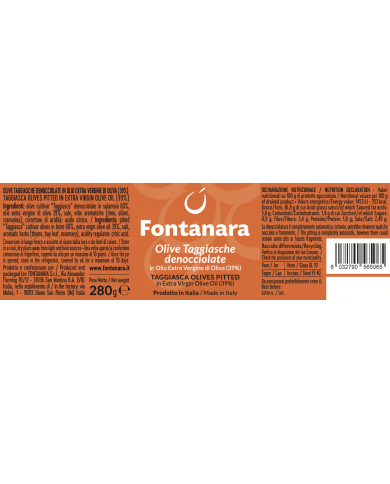 Olive Taggiasche denocciolate 280gr