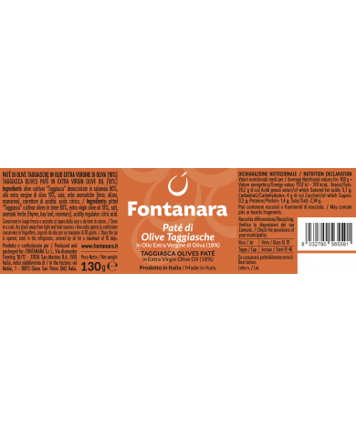 Patè di olive Taggiasche 130gr