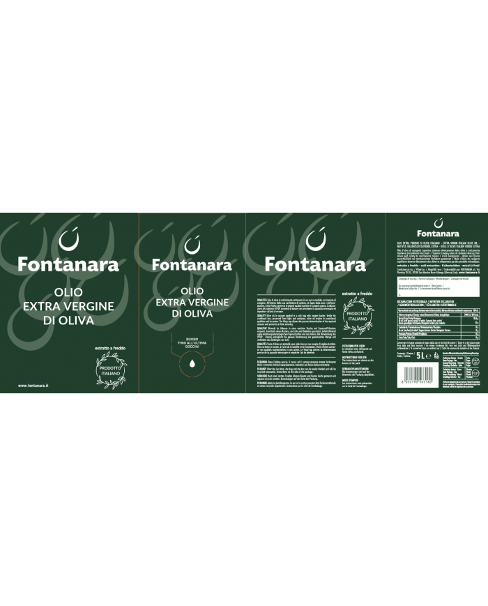 Olio Extra Vergine di Oliva Classica 5l Bag in Box