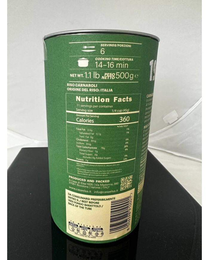 Carnaroli-Reis "19" im Glas 500gr