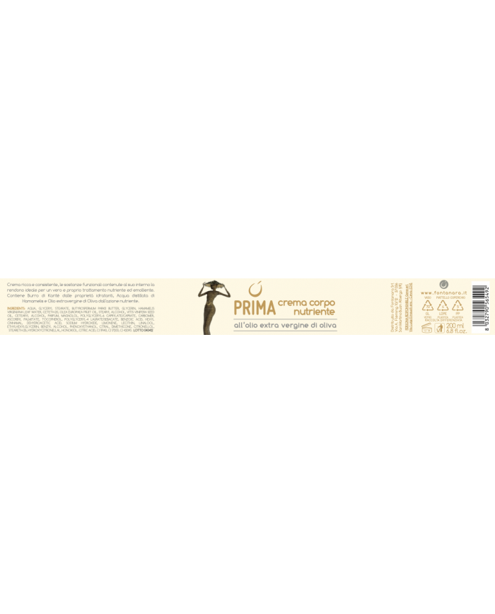 Nourishing body cream 200ML